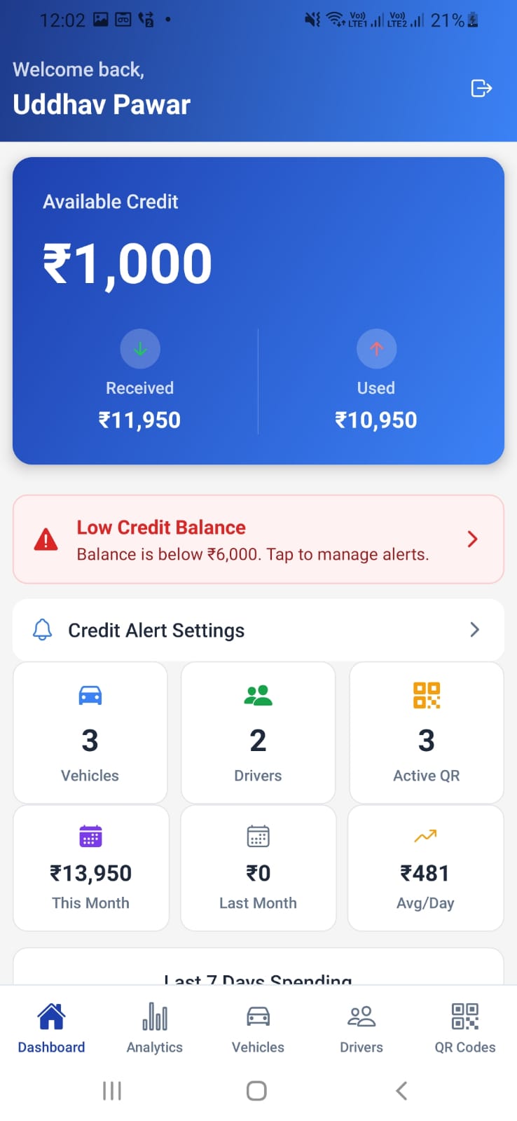 petrol pump B2B fleet credit management software